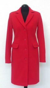 Kabát Fina červená